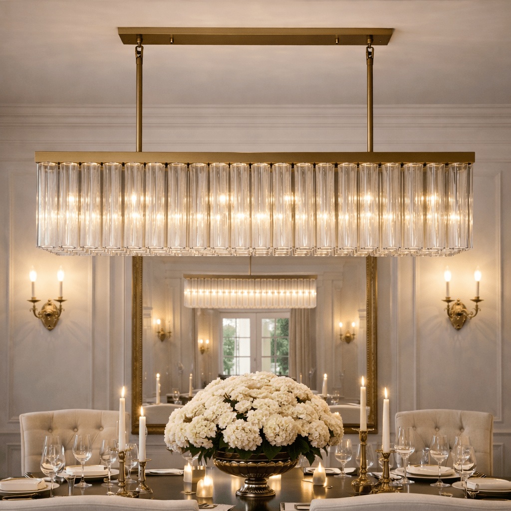 Ciello Rectangular Chandelier - lampmodern