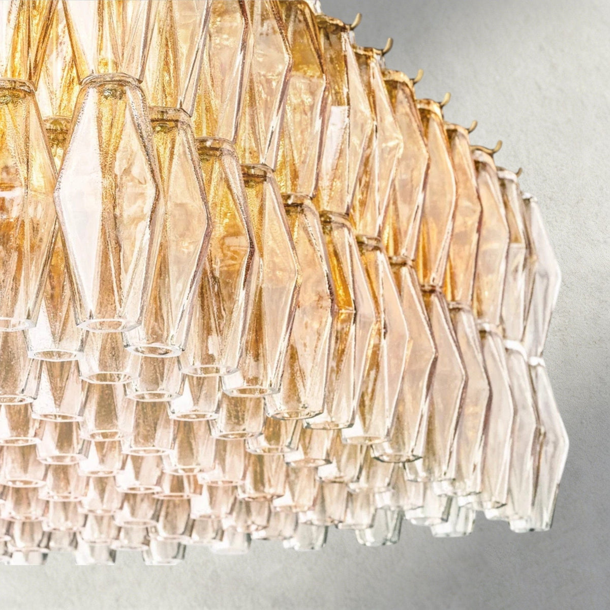 CIHELA CLEAR/ SMOKE GLASS RECTANGULAR CHANDELIER 54", 74" - lampmodern
