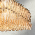 CIHELA CLEAR/ SMOKE GLASS RECTANGULAR CHANDELIER 54