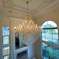 Classic Modern Multi - layers Crystal Chandelier for Staircase/Foyer/Villa - lampmodern