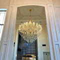 Classic Modern Multi - layers Crystal Chandelier for Staircase/Foyer/Villa - lampmodern