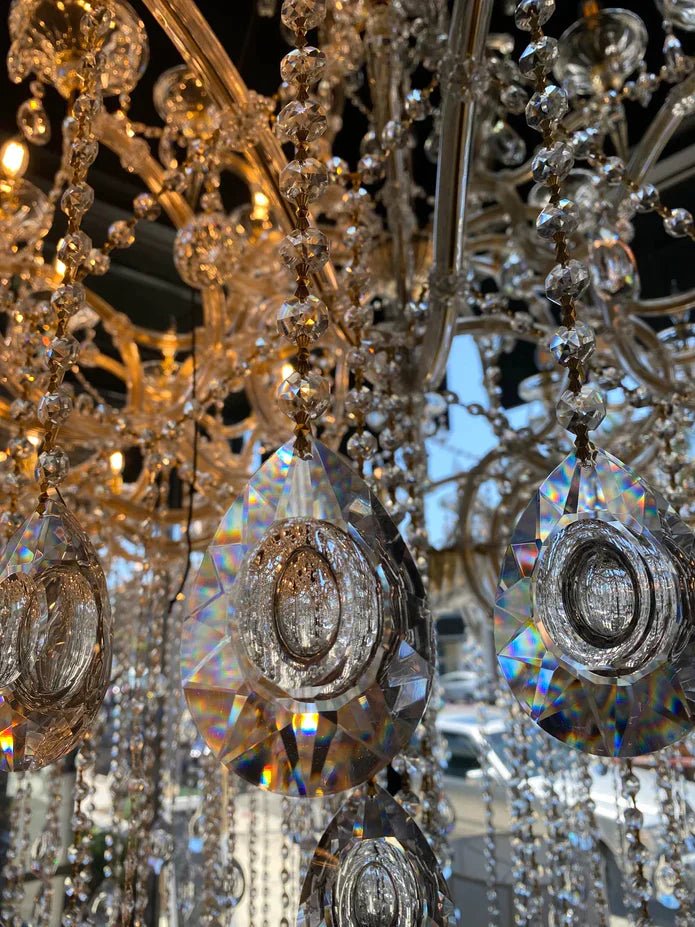 Classic Modern Multi - layers Crystal Chandelier for Staircase/Foyer/Villa - lampmodern