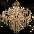 Classic Modern Multi - layers Crystal Chandelier for Staircase/Foyer/Villa - lampmodern