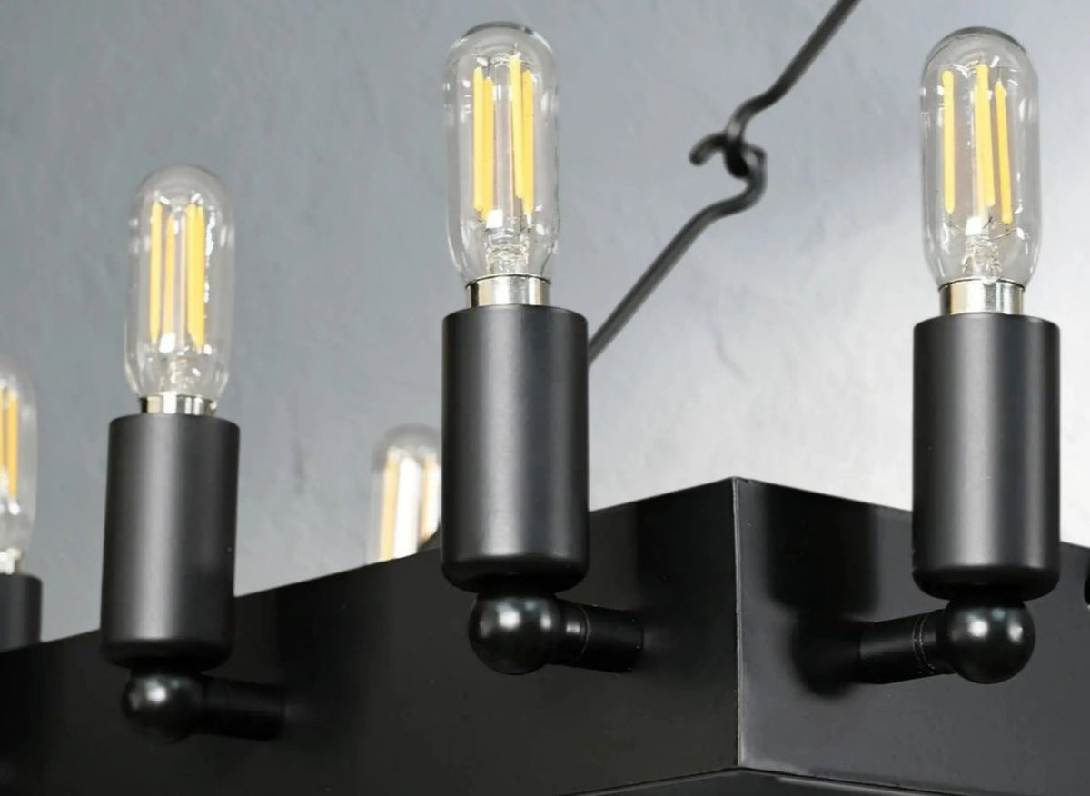 Cominv Rectangular Chandelier 41", 54" - lampmodern