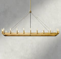 Cominv Rectangular Outdoor Chandelier 41