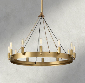 Cominv Round Outdoor Chandelier 26", 38", 50", 63", 73" - lampmodern