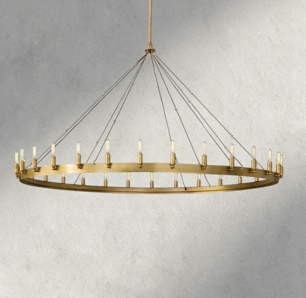 Cominv Round Outdoor Chandelier 26", 38", 50", 63", 73" - lampmodern
