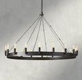 Cominv Round Outdoor Chandelier 26
