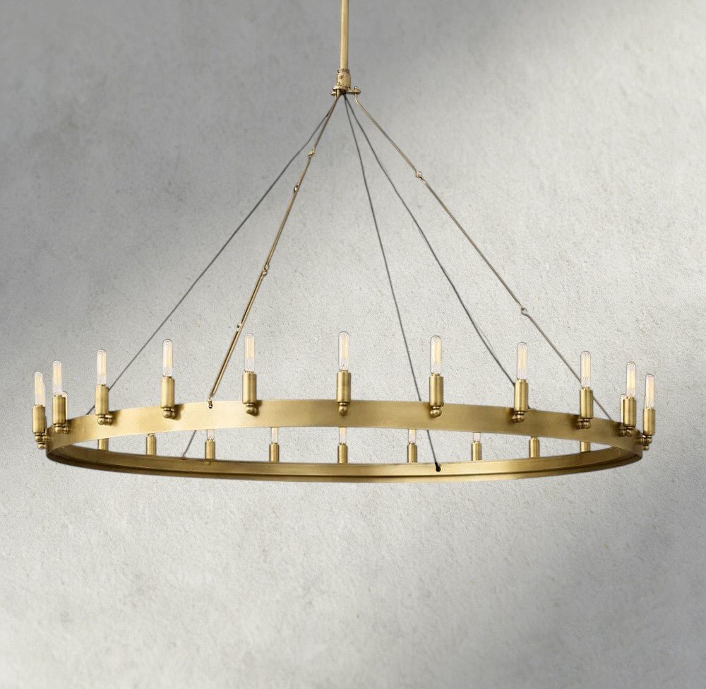 Cominv Round Outdoor Chandelier 26", 38", 50", 63", 73" - lampmodern