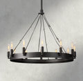 Cominv Round Outdoor Chandelier 26