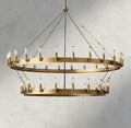 Cominv Vintage Filament Two - Tier Chandelier 38