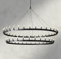 Cominv Vintage Filament Two - Tier Chandelier 38