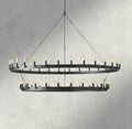 Cominv Vintage Filament Two - Tier Chandelier 38