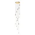 Contemporary Staircase Chandelier Spiral Tube Ceiling Light - lampmodern