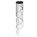 Contemporary Staircase Chandelier Spiral Tube Ceiling Light - lampmodern