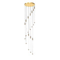 Contemporary Staircase Chandelier Spiral Tube Ceiling Light - lampmodern