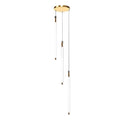 Contemporary Staircase Chandelier Spiral Tube Ceiling Light - lampmodern
