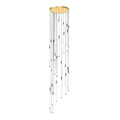 Contemporary Staircase Chandelier Spiral Tube Ceiling Light - lampmodern