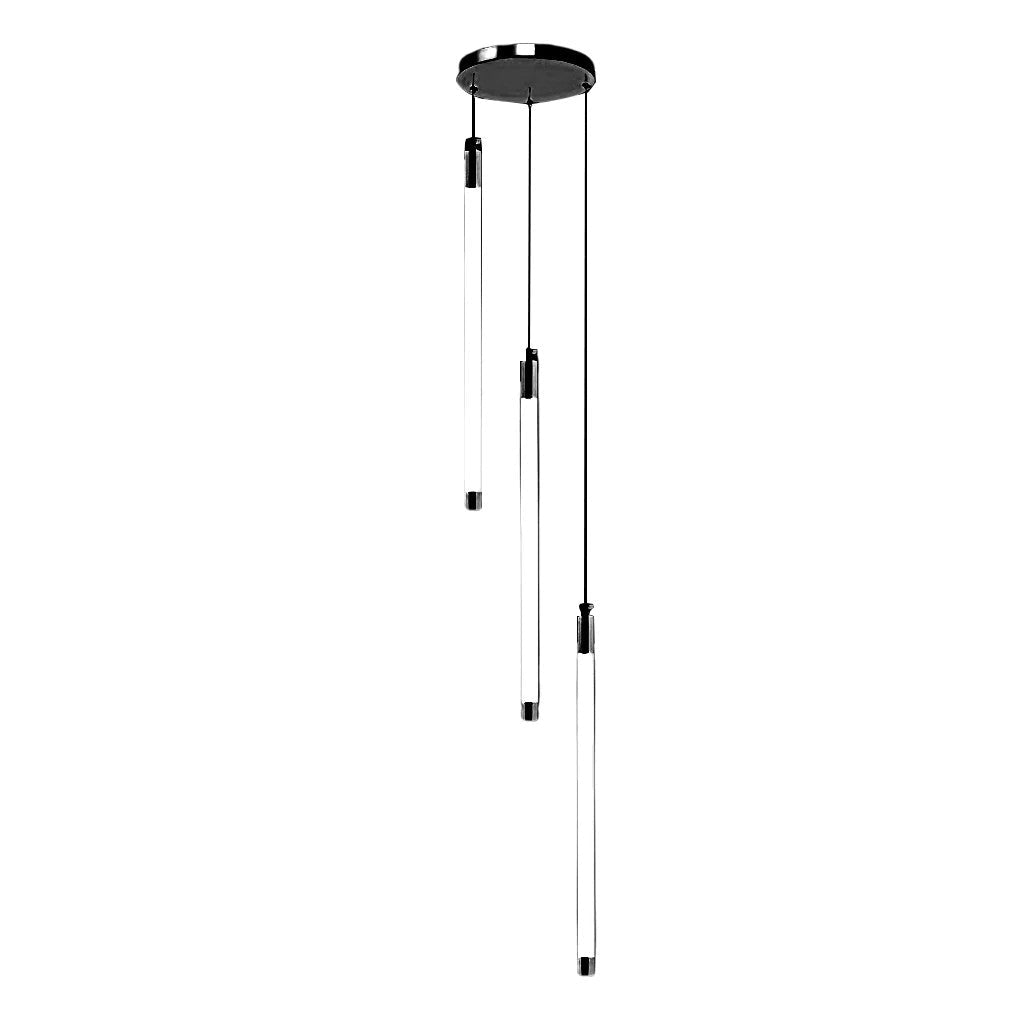 Contemporary Staircase Chandelier Spiral Tube Ceiling Light - lampmodern