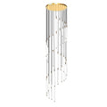 Contemporary Staircase Chandelier Spiral Tube Ceiling Light - lampmodern