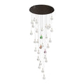 Crystal Chandelier for Staircase Luxury LED Ceiling Light - lampmodern