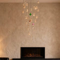 Crystal Chandelier for Staircase Luxury LED Ceiling Light - lampmodern