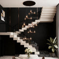 Crystal Staircase Chandelier Nordic Creative Ceiling Light - lampmodern