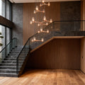 Crystal Staircase Chandelier Nordic Creative Ceiling Light - lampmodern