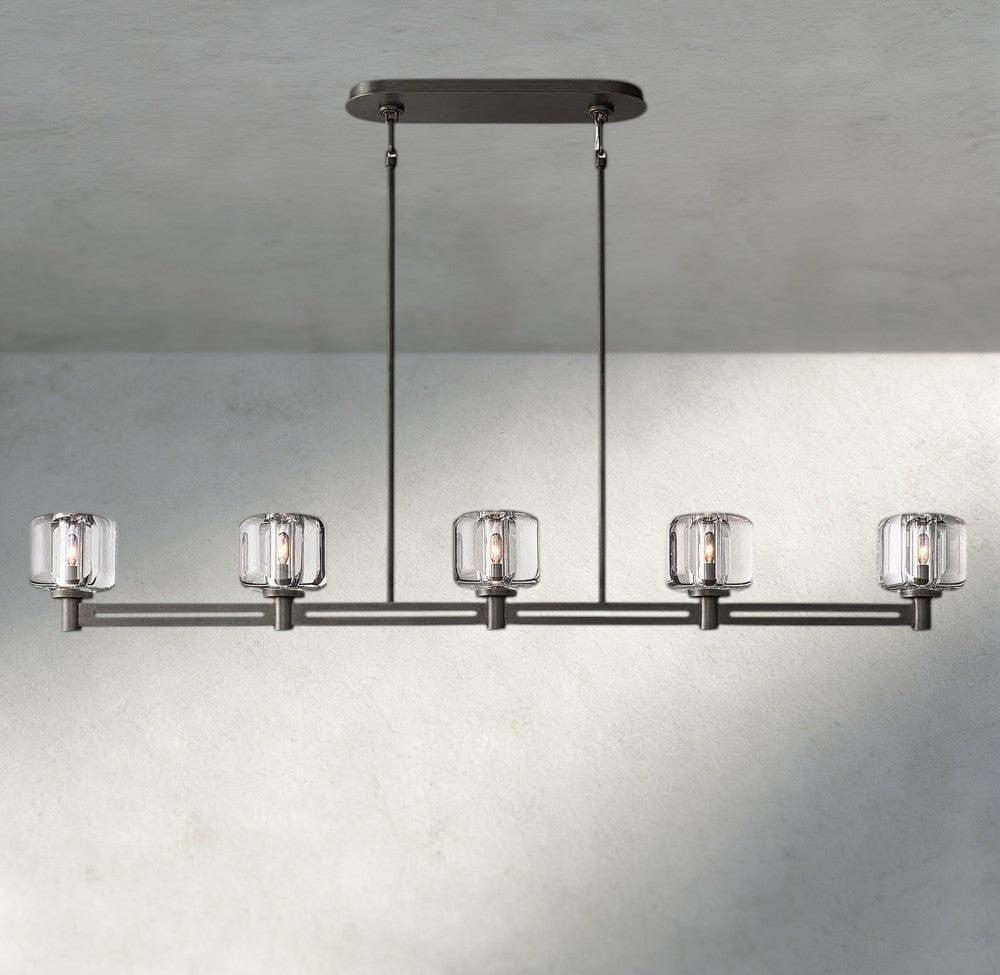 Damuet Linear Chandelier 54", 72" - lampmodern