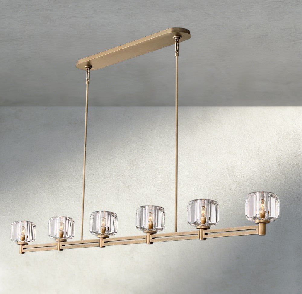 Damuet Linear Chandelier 54", 72" - lampmodern