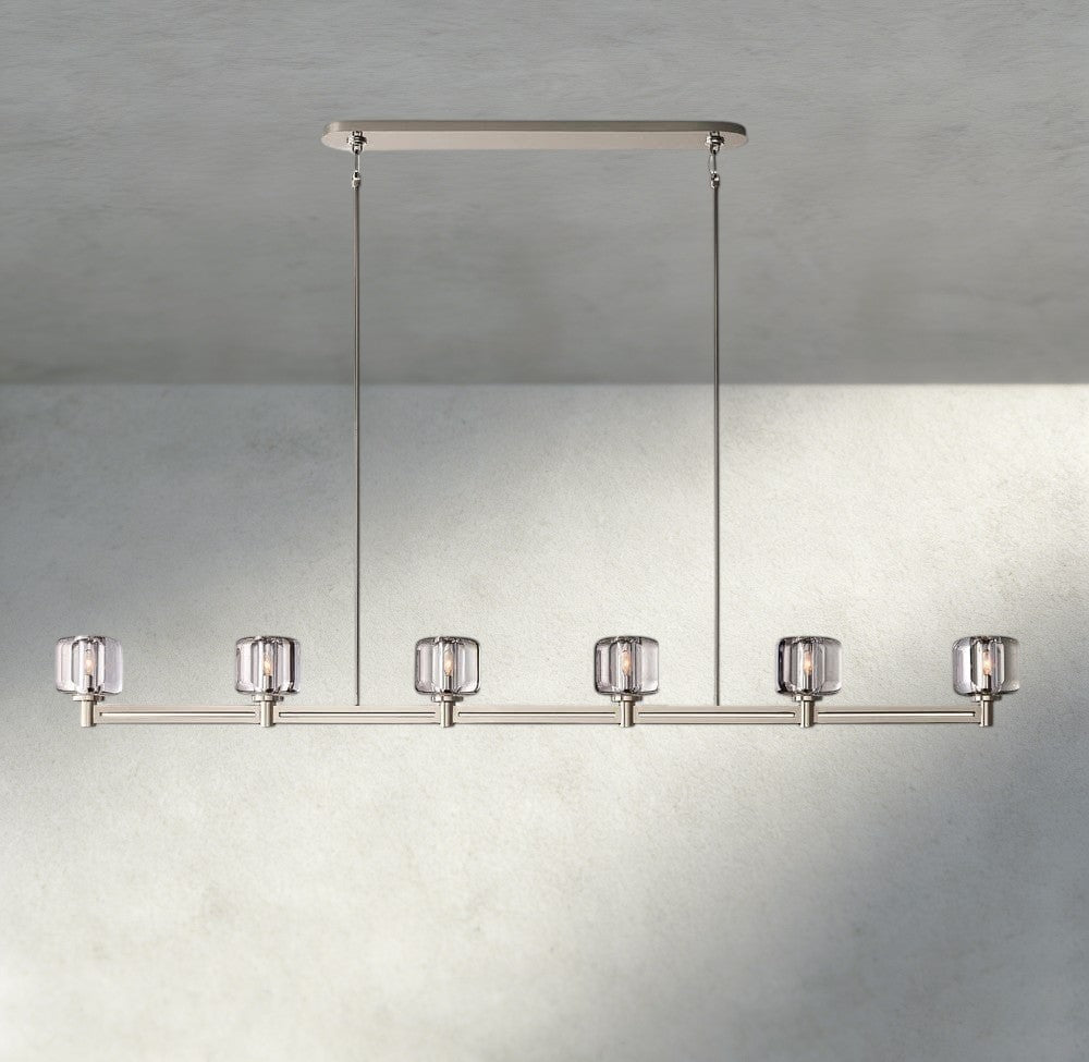 Damuet Linear Chandelier 54", 72" - lampmodern