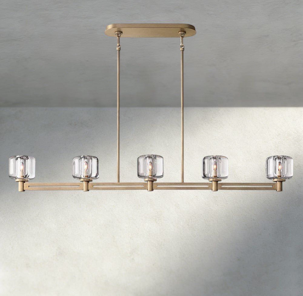 Damuet Linear Chandelier 54", 72" - lampmodern