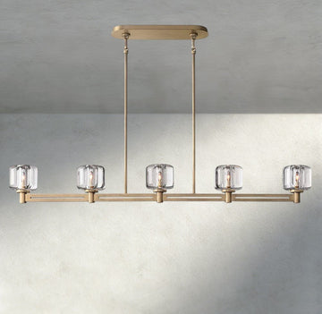 Damuet Linear Chandelier 54", 72" - lampmodern