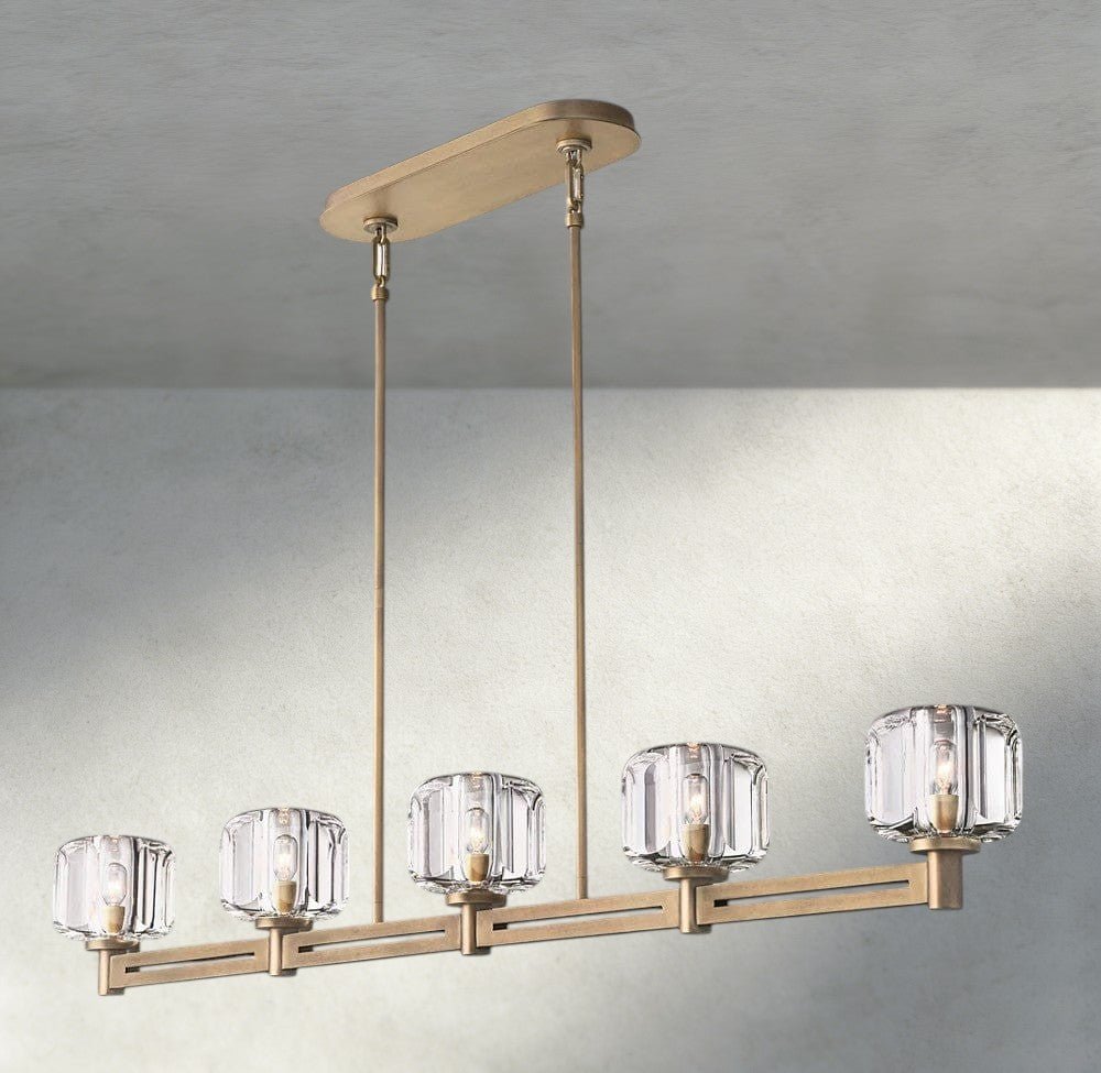 Damuet Linear Chandelier 54", 72" - lampmodern