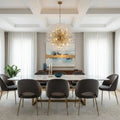 Dandelion Round Chandelier - lampmodern