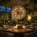 Dandelion Round Chandelier - lampmodern