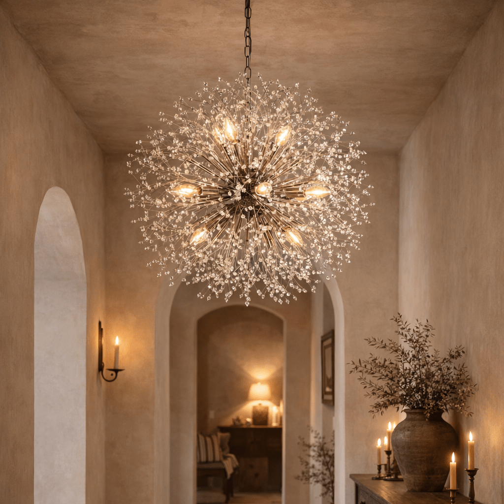 Dandelion Round Chandelier - lampmodern