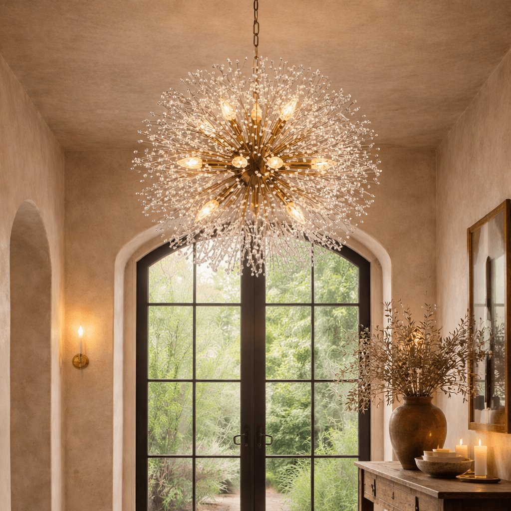Dandelion Round Chandelier - lampmodern