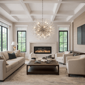Dandelion Round Chandelier - lampmodern