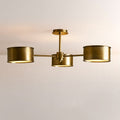 Daphna 3 - Light Metal Semi - Flush Mount - lampmodern