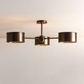 Daphna 3 - Light Metal Semi - Flush Mount - lampmodern