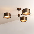 Daphna 3 - Light Metal Semi - Flush Mount - lampmodern
