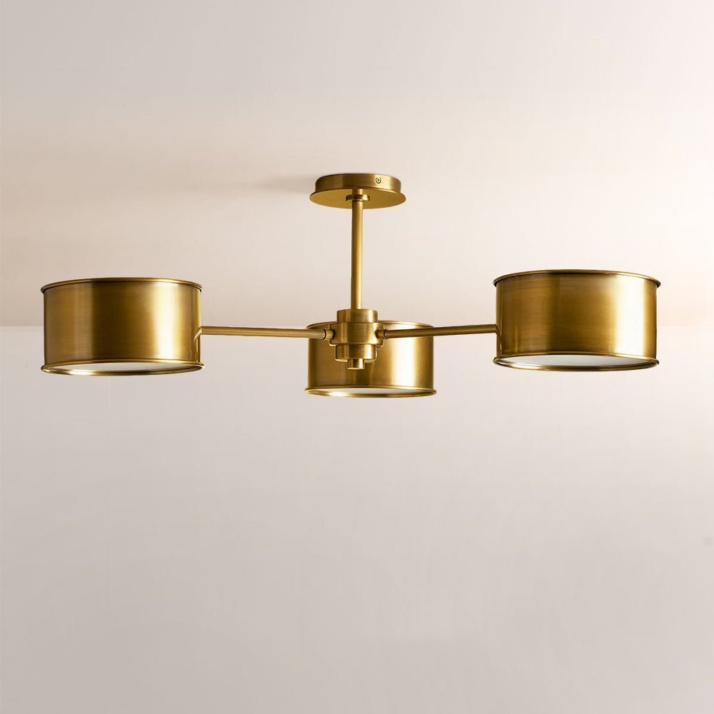 Daphna 3 - Light Metal Semi - Flush Mount - lampmodern