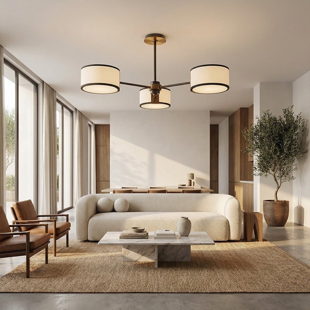 Daphna 3 - Light Semi - Flush Mount - lampmodern