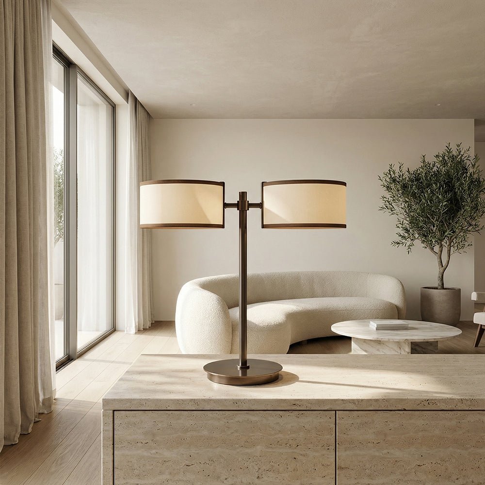 Daphna Dual - Shade Table Lamp - lampmodern