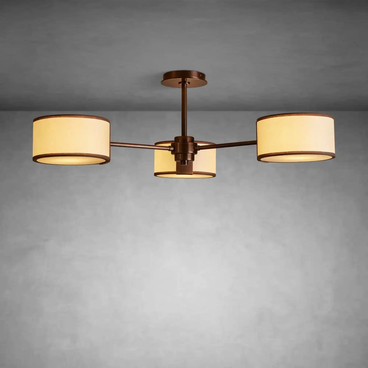 Daphne Fabric Flush Mount - lampmodern