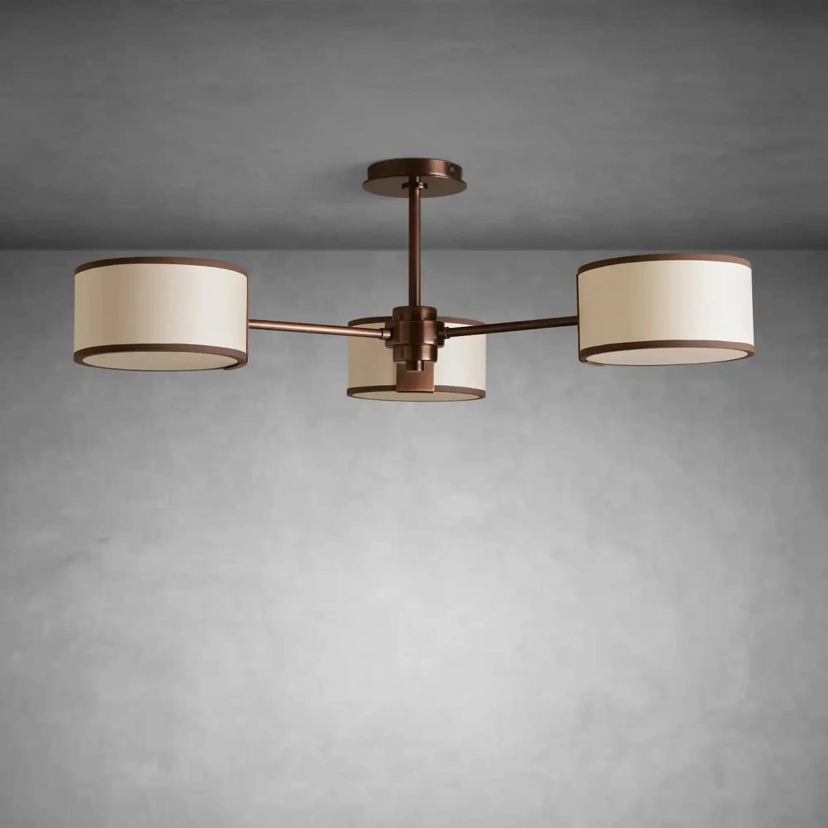 Daphne Fabric Flush Mount - lampmodern