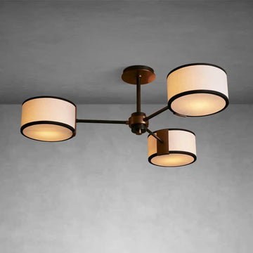 Daphne Fabric Flush Mount - lampmodern