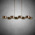 Daphne Metal Linear Chandelier - lampmodern