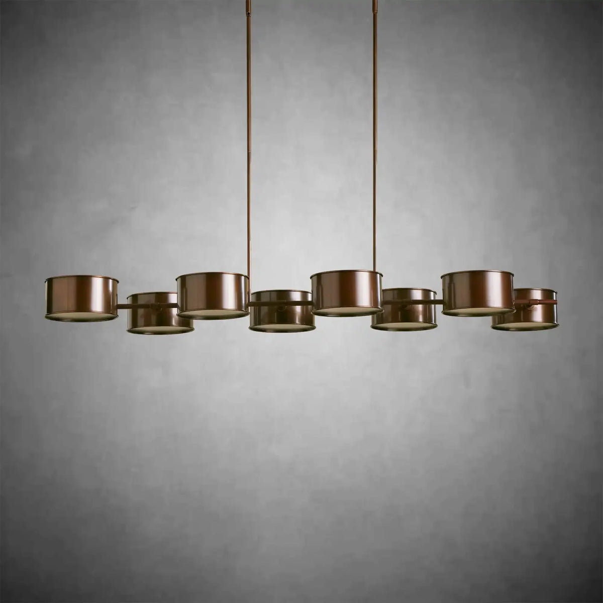 Daphne Metal Linear Chandelier - lampmodern